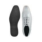 Lava  // Men’s Leather Lace-Up Dress Shoes // Gray (US: 10.5)