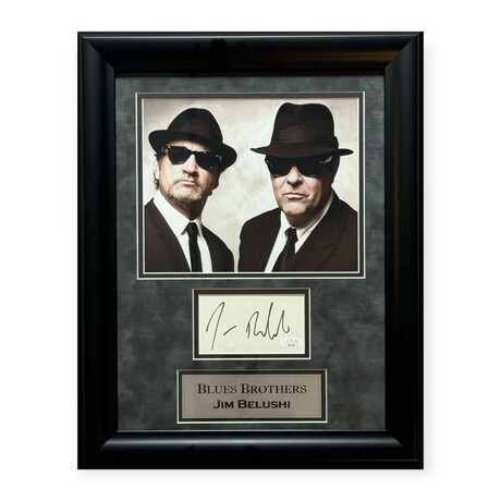 Jim Belushi // Blues Brothers // Autographed Cut + Framed