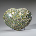 Polished Ocean Jasper Heart from Madagascar