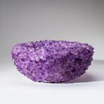 Genuine Amethyst Crystal Cluster Large Bowl