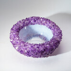 Genuine Amethyst Crystal Cluster Large Bowl