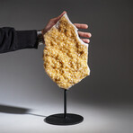 Citrine Quartz Crystal Cluster on Metal Stand (17", 6.2 lbs)