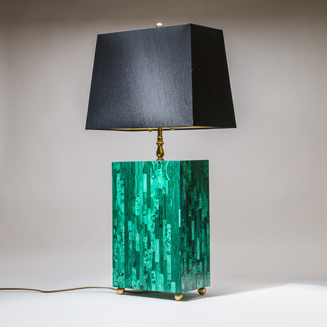 Genuine Malachite Lamp v.1