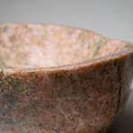 Polished Pink Sunstone Freeform Bowl from Madagascar