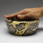 Genuine Polished Septarian Bowl from Madagascar