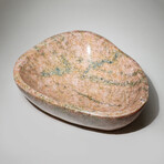 Polished Pink Sunstone Freeform Bowl from Madagascar