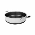 DiamondClad by Livwell 5-Quart Hybrid Nonstick Stainless Steel Saute Pan and Lid