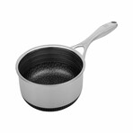 DiamondClad by Livwell 1.5-Quart Hybrid Nonstick Stainless Steel Saucepan and Lid