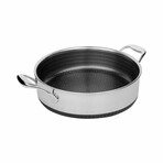 DiamondClad by Livwell 5-Quart Hybrid Nonstick Stainless Steel Saute Pan and Lid