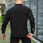 Oversize Muslin Fabric Shirt // Black (M)