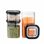 Glass Food Storage Containers PANTRY // 3 part Set