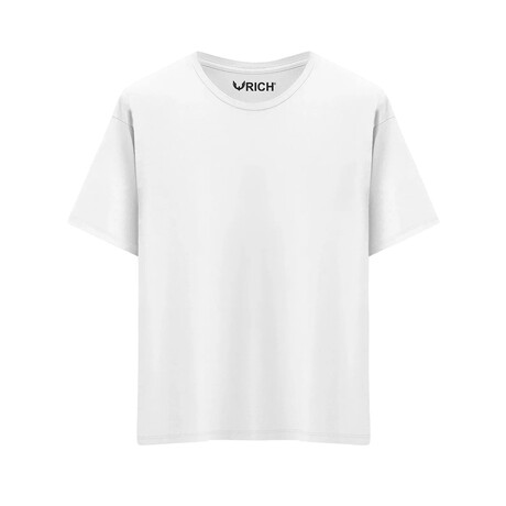 Basic Crewneck Short Sleeve T-Shirt  // White (S)