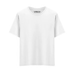 Set of 2 // Basic Crewneck Short Sleeve T-Shirt // Black + White (L)