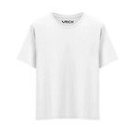 Set of 2 // Basic Crewneck Short Sleeve T-Shirt // Anthracite + White (3XL)