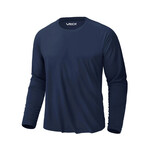 Basic Crewneck Long Sleeve T-Shirt // Navy (2XL)