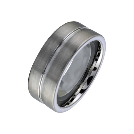 Tungsten Carbide Band // Brushed (6.75)