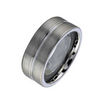 Tungsten Carbide Band // Brushed (8.5)