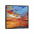 Sunset Sea III by Joseph Villanueva (26"H x 26"W x 1.5"D)