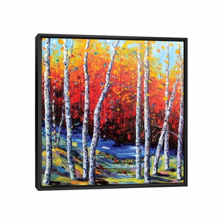 Neverending Birch II by Lisa Elley (26"H x 26"W x 1.5"D)