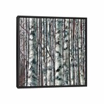 Enchanted Forest Monochromatic Painting by OLena Art (26"H x 26"W x 1.5"D)