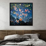 The Sky In Water Lilies by Marina Beresneva (26"H x 26"W x 1.5"D)