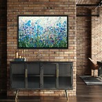 Mid Summer Meadow Flowers by OLena Art (18"H x 26"W x 1.5"D)