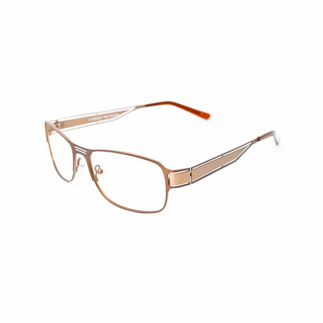 Men's // Titanium Reading Glasses // Bronze (Clear +1.00)