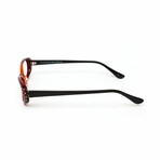 Women's // Gradient Swarovski Reading Glasses // Red (Clear +1.00)