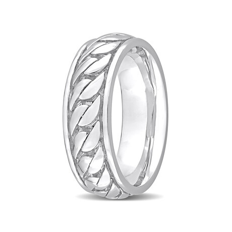 Ribbed Design Ring // Sterling Silver (9)