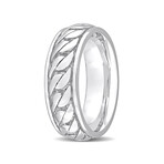 Ribbed Design Ring // Sterling Silver (13)