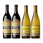 Caymus 50th Cabernet Sauvingon 2022 + Mer Soleil 2022 Reserve Chardonnay Thirtieth Vintage Anniversary // 4 Bottle Set // 2 of Each