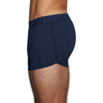 Hand Me Down Runner Boxer // Noah Navy (XS)