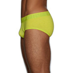 Hand Me Down Mid Rise Brief // Yash Yellow Heather (XL)