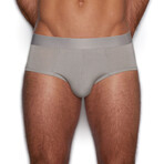 Minimal Mid Rise Brief // Gustav Gray (XS)