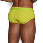 Hand Me Down Mid Rise Brief // Yash Yellow Heather (L)