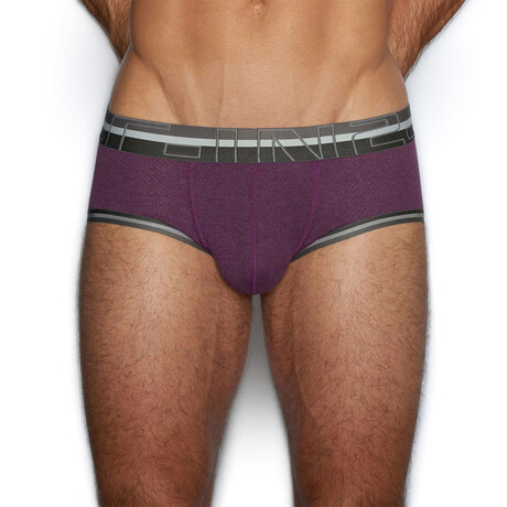 Zen Mid Rise Brief // Profiro Pink (XS)