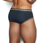 Zen Mid Rise Brief // Nuri Navy (M)