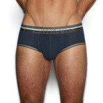 Zen Mid Rise Brief // Nuri Navy (S)