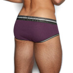 Zen Mid Rise Brief // Profiro Pink (S)