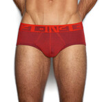 Undertone Mid Rise Brief // Ryan Red (XS)