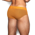 Undertone Mid Rise Brief // Owen Orange (XS)