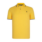 Tipped Polo // Yellow (S)