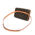 Louis Vuitton // Leather Pochette Belt Bag // Monogram Brown // Pre-Owned