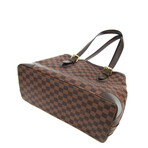 Louis Vuitton // Leather Plate Shoulder Bag // Damier Ebene // Pre-Owned