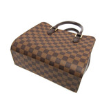 Louis Vuitton // Leather Square Handbag // Damier Ebene // Pre-Owned