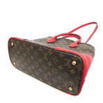 Louis Vuitton // Leather Shoulder Tote Bag // Red + Monogram Brown // Pre-Owned