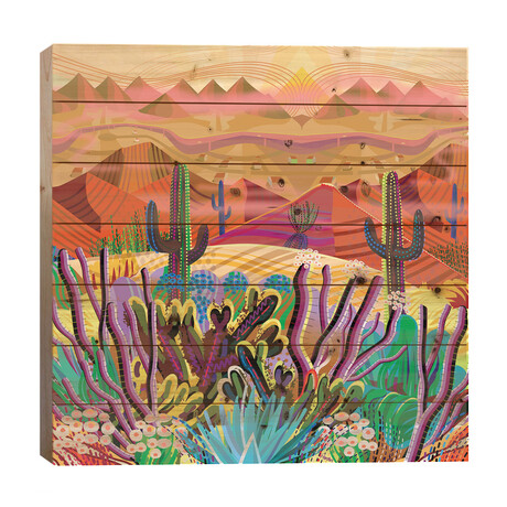 Paradise Valley by Charles Harker (26"H x 26"W x 1.5"D)