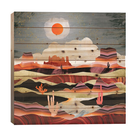 Coral Desert Lake by SpaceFrog Designs (26"H x 26"W x 1.5"D)