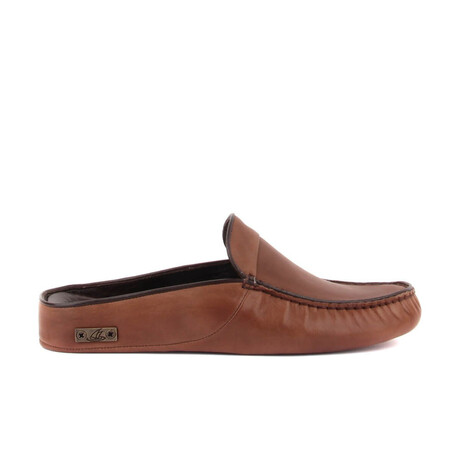 Men's Leather Slip On Loafers // Light Brown (Euro: 40)