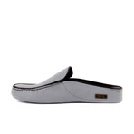 Men's Leather Slip On Loafers // Light Gray (Euro: 41)